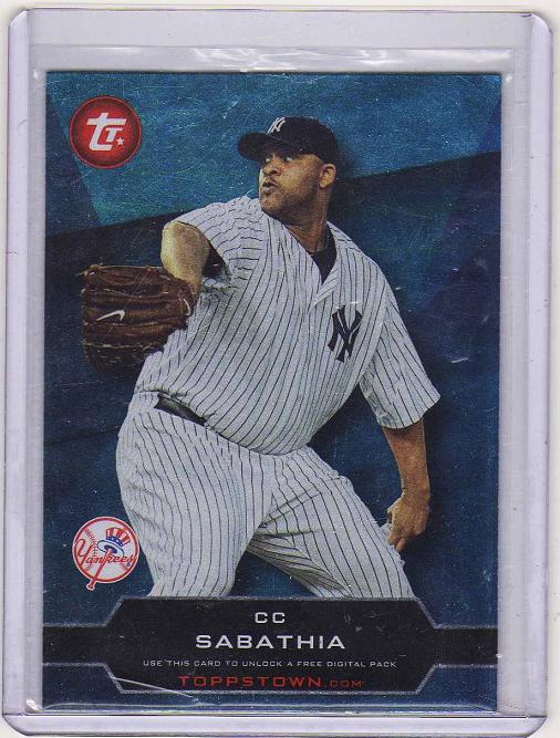 2011 Topps Update Topps Town C.C. Sabathia  Card #TTU44 - New York Yankees
